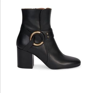 Chloé Demi Leather Ankle Boots